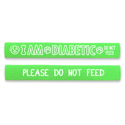 I am Diabetic Dog - Please Do Not Feed Lead Sleeve