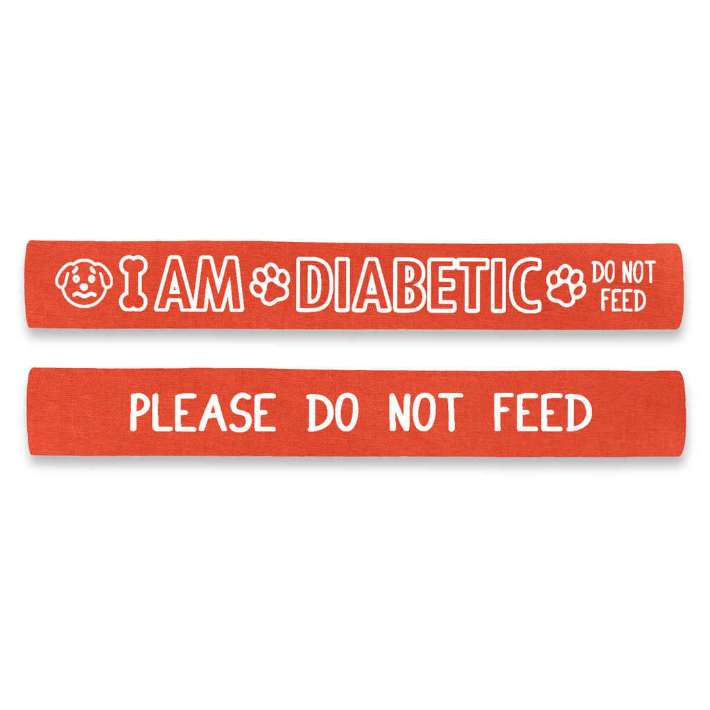 I am Diabetic Dog - Please Do Not Feed Lead Sleeve