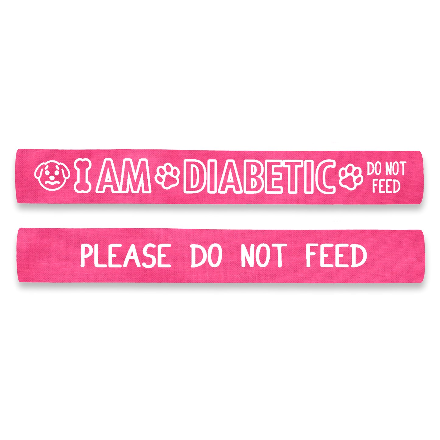 I am Diabetic Dog - Please Do Not Feed Lead Sleeve