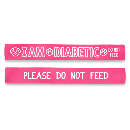I am Diabetic Dog - Please Do Not Feed Lead Sleeve
