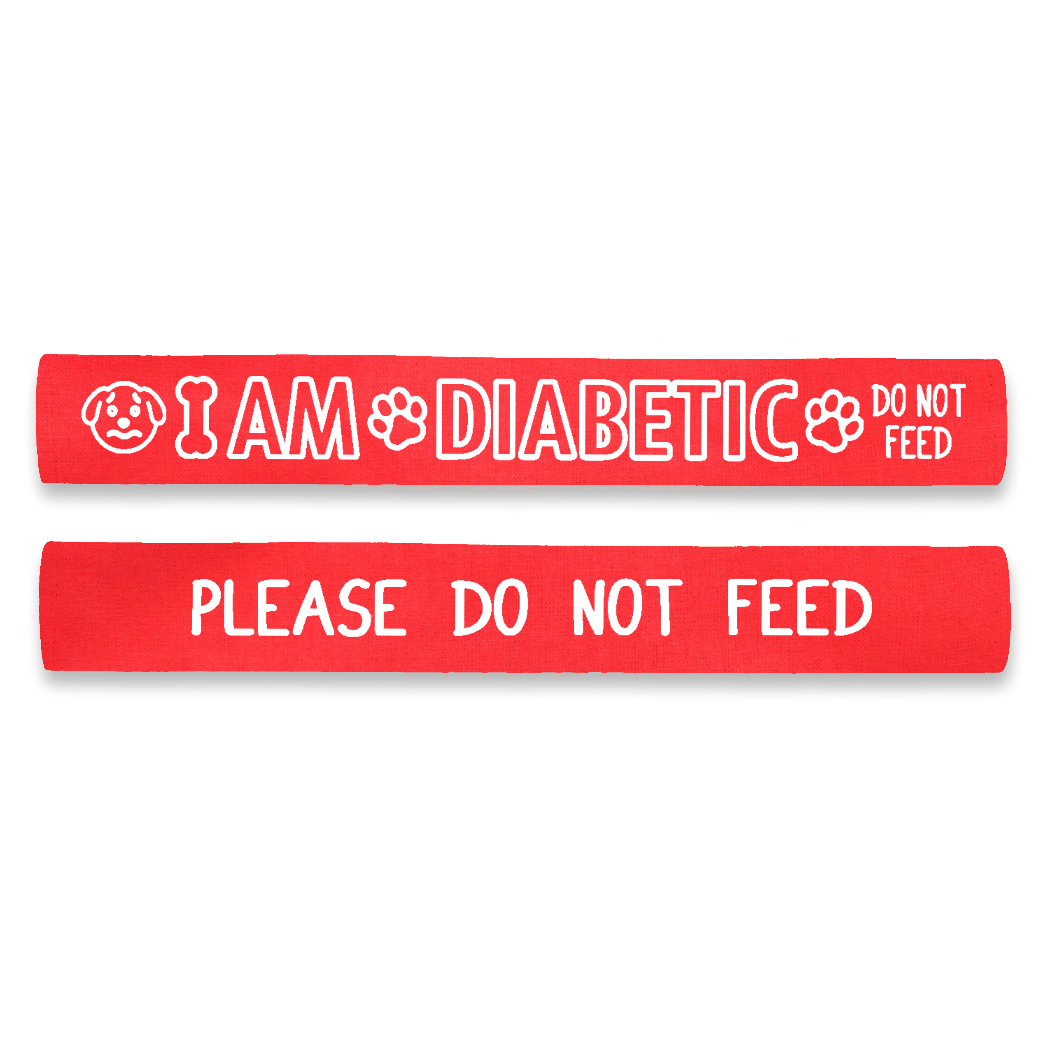 I am Diabetic Dog - Please Do Not Feed Lead Sleeve