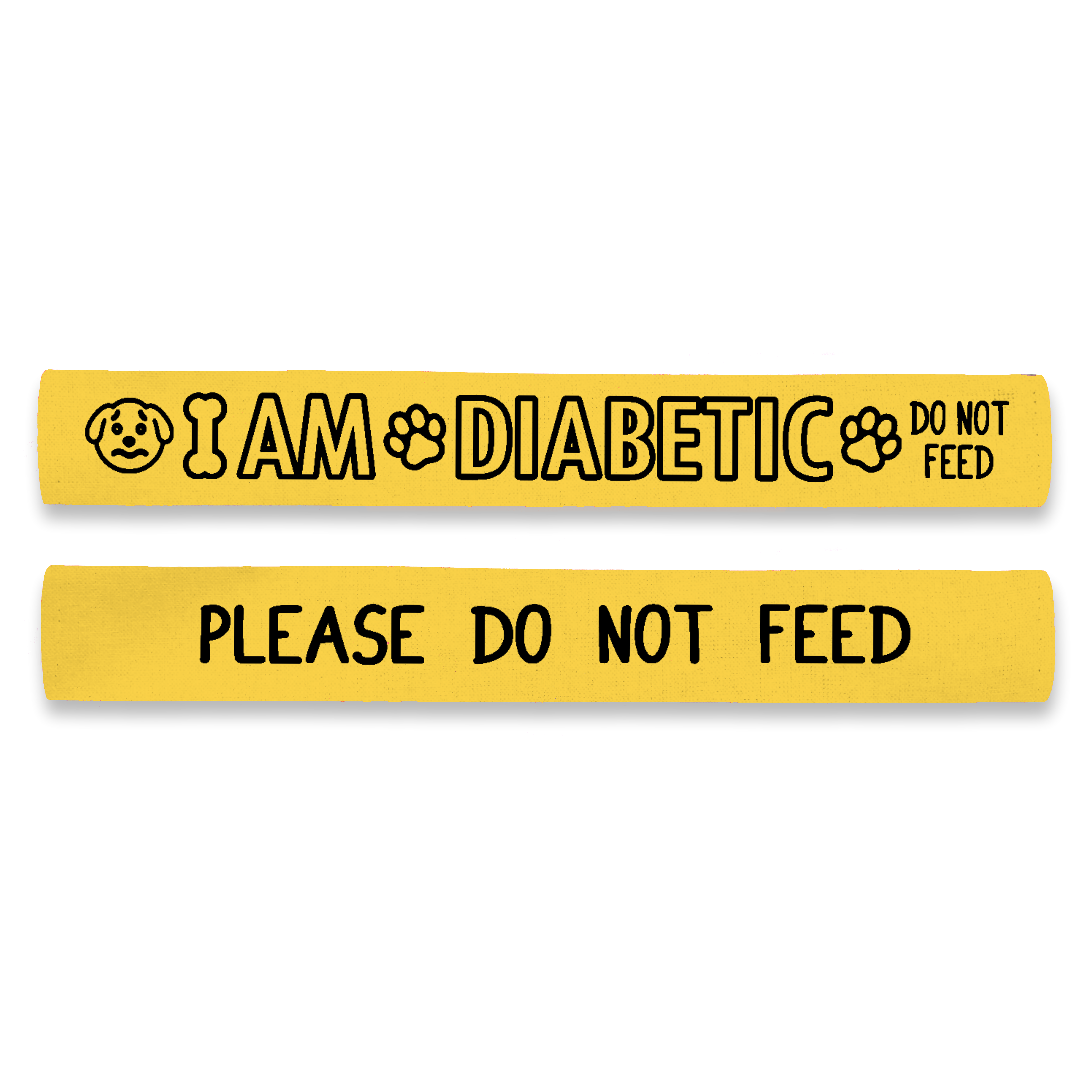 I am Diabetic Dog - Please Do Not Feed Lead Sleeve