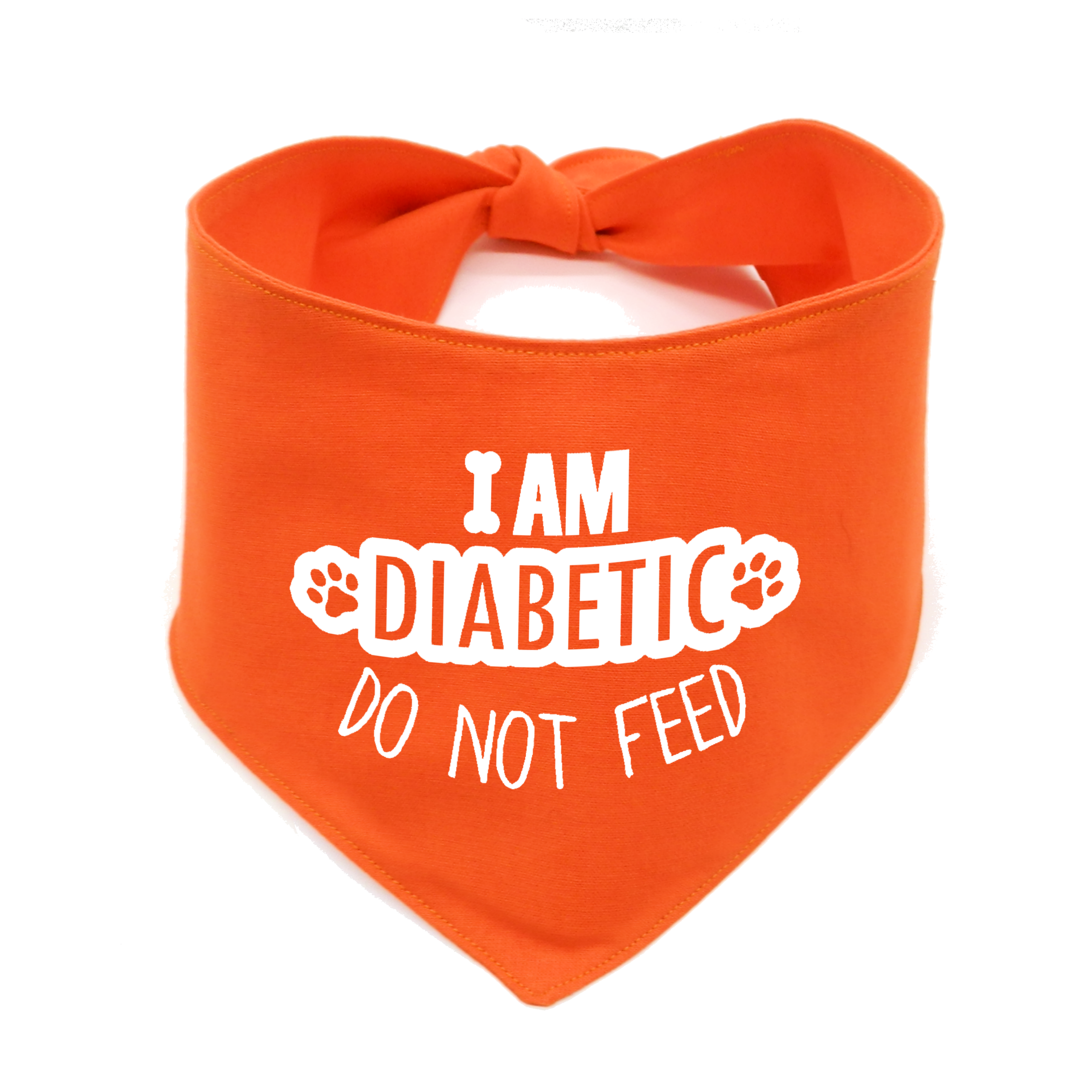 I Am Diabetic Dog Bandana – Do Not Feed