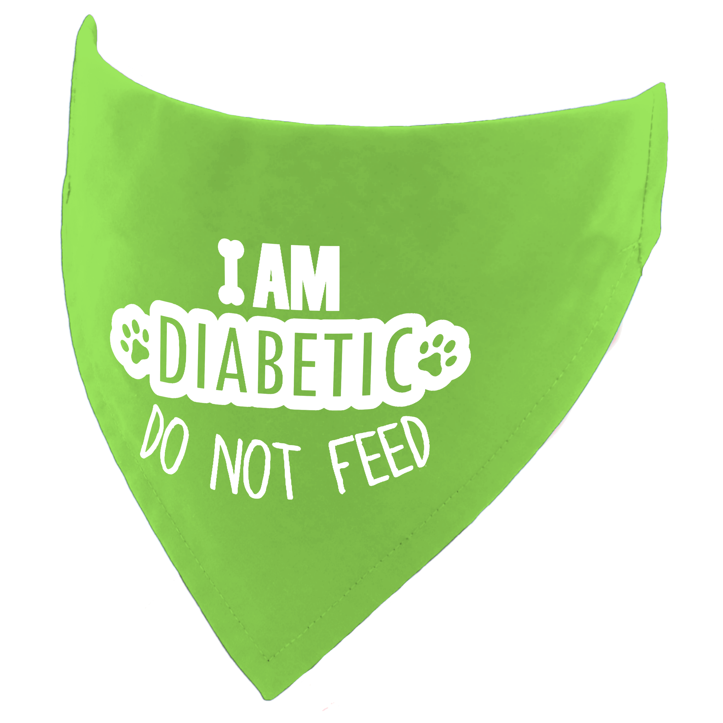 I am Diabetic - Do Not Feed Dog Bandana
