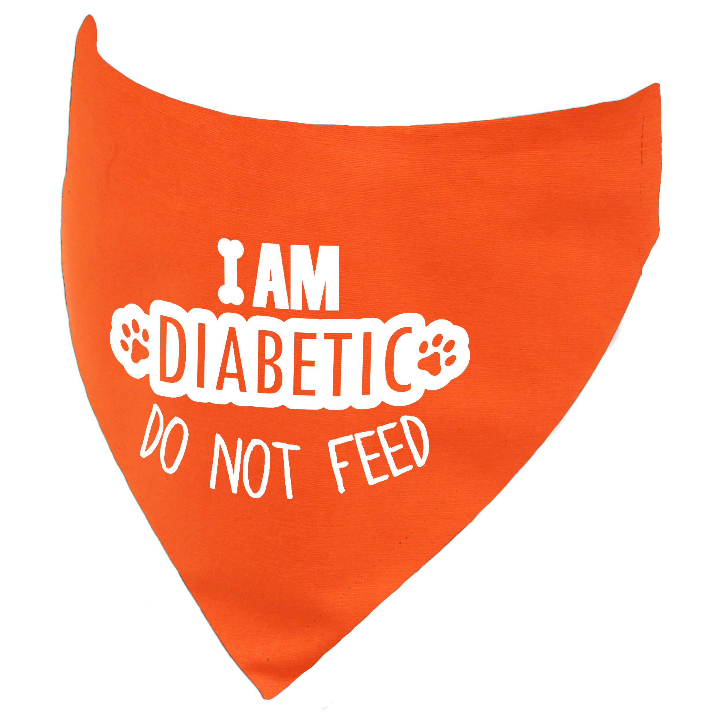I am Diabetic - Do Not Feed Dog Bandana