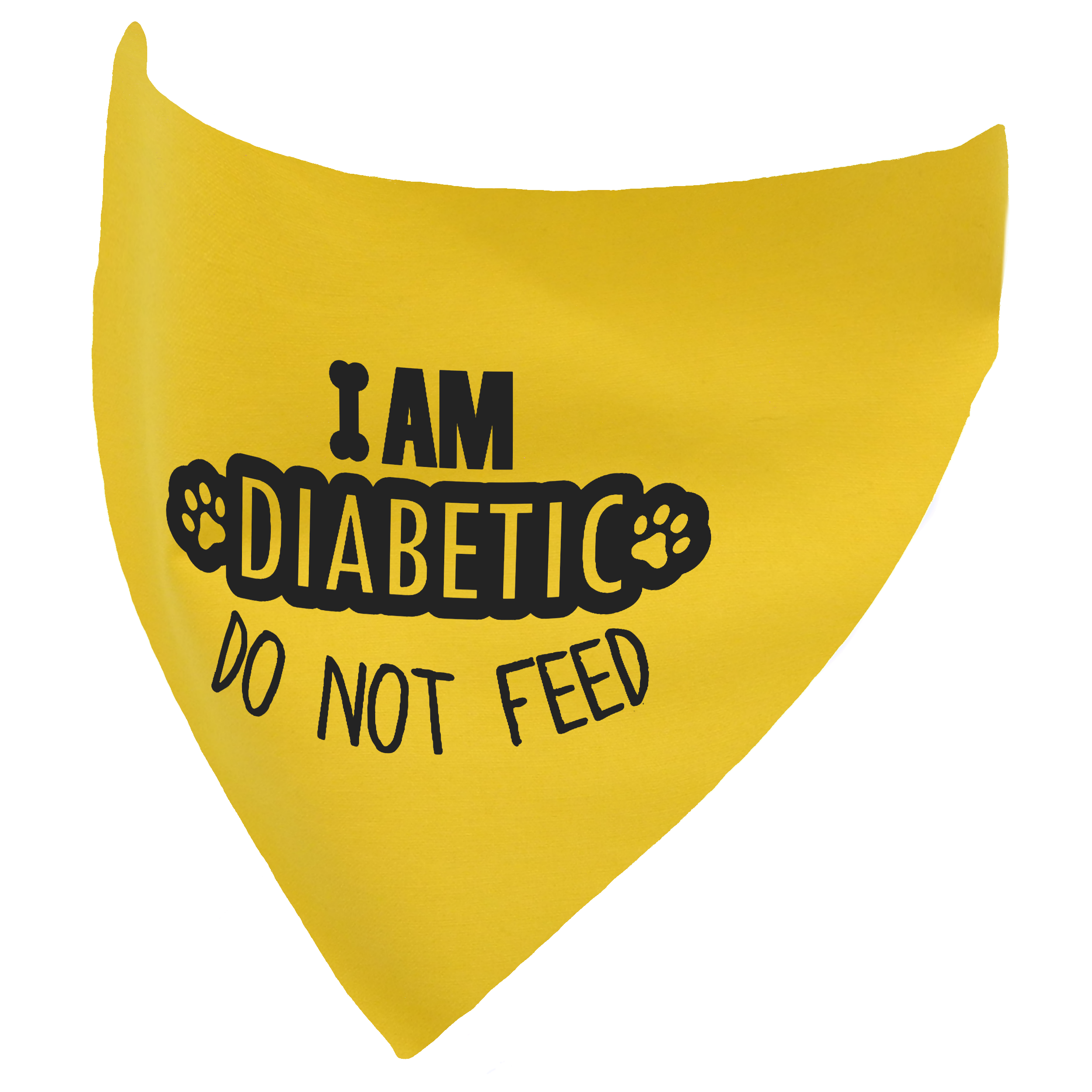I am Diabetic - Do Not Feed Dog Bandana