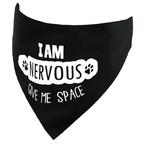 I am Nervous Give Me Space Dog Bandana