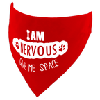 I am Nervous Give Me Space Dog Bandana