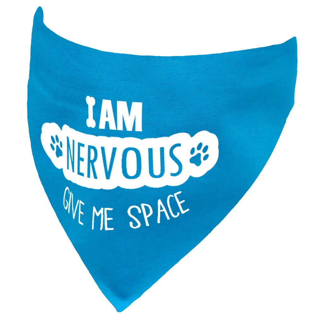 I am Nervous Give Me Space Dog Bandana