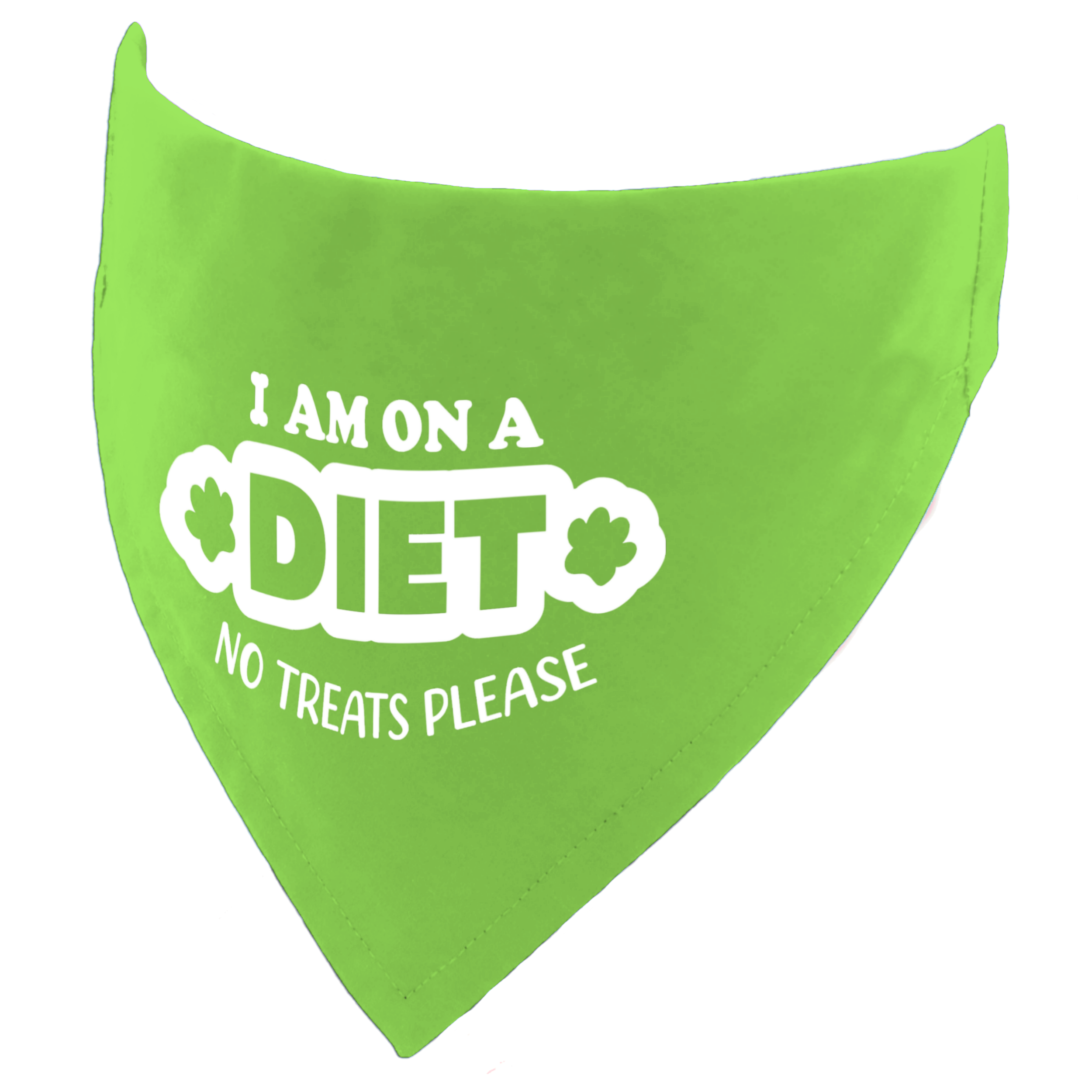 I am on a Diet - No Treats Please Dog Bandana