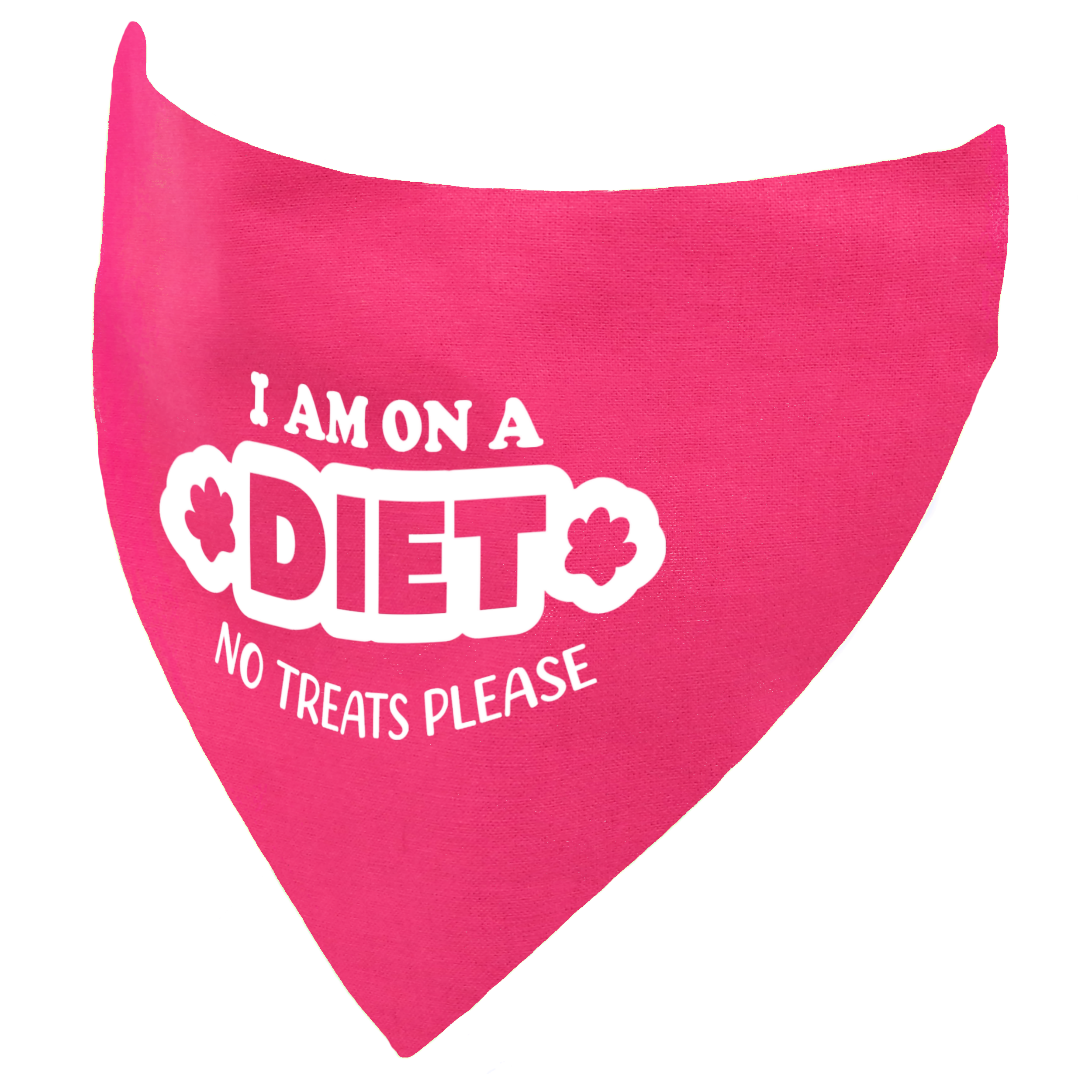I am on a Diet - No Treats Please Dog Bandana