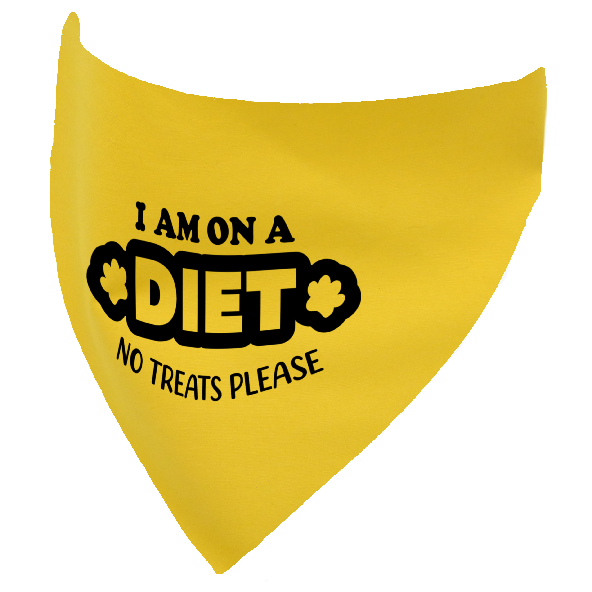 I am on a Diet - No Treats Please Dog Bandana