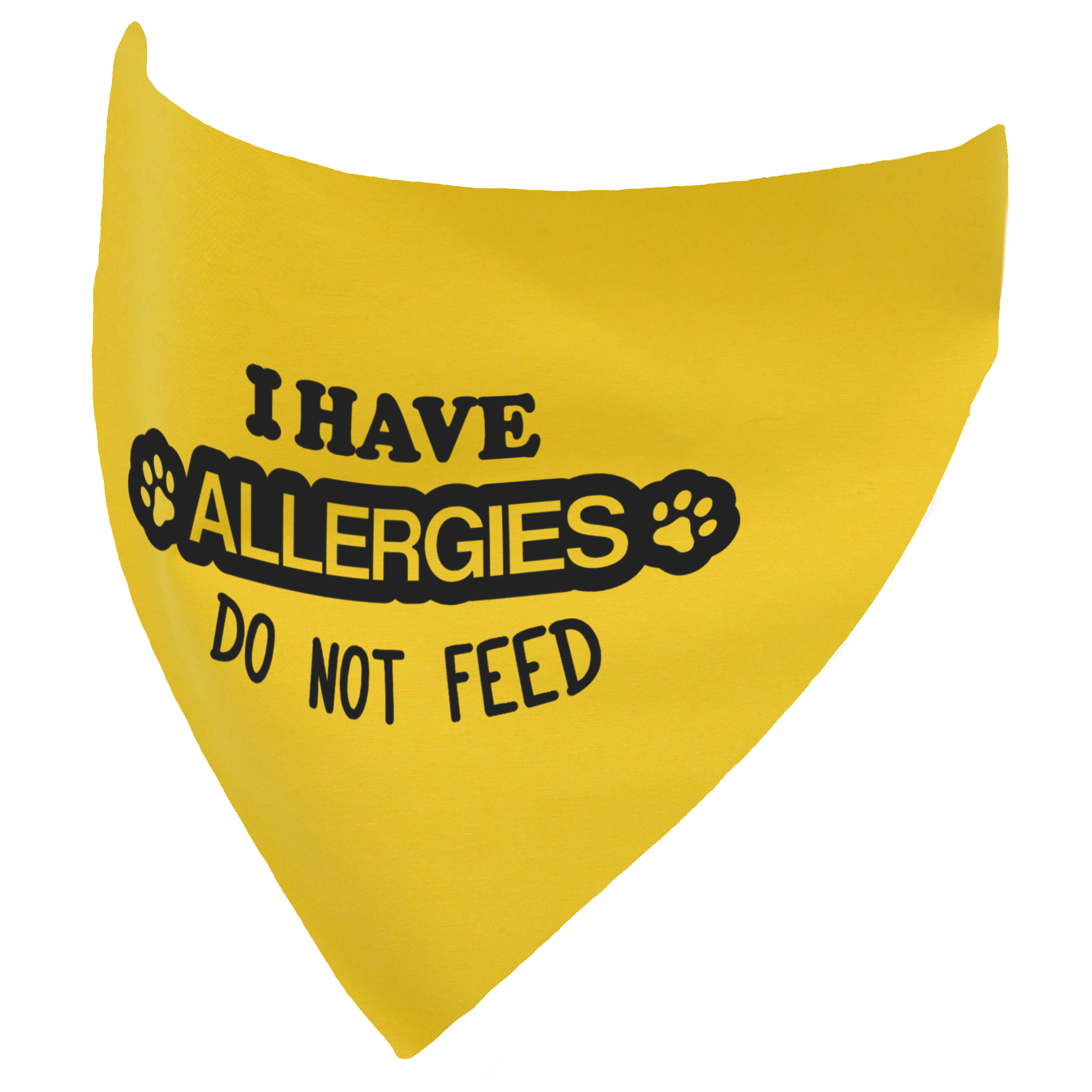 I have Allergies - Do Not Feed Dog Bandana