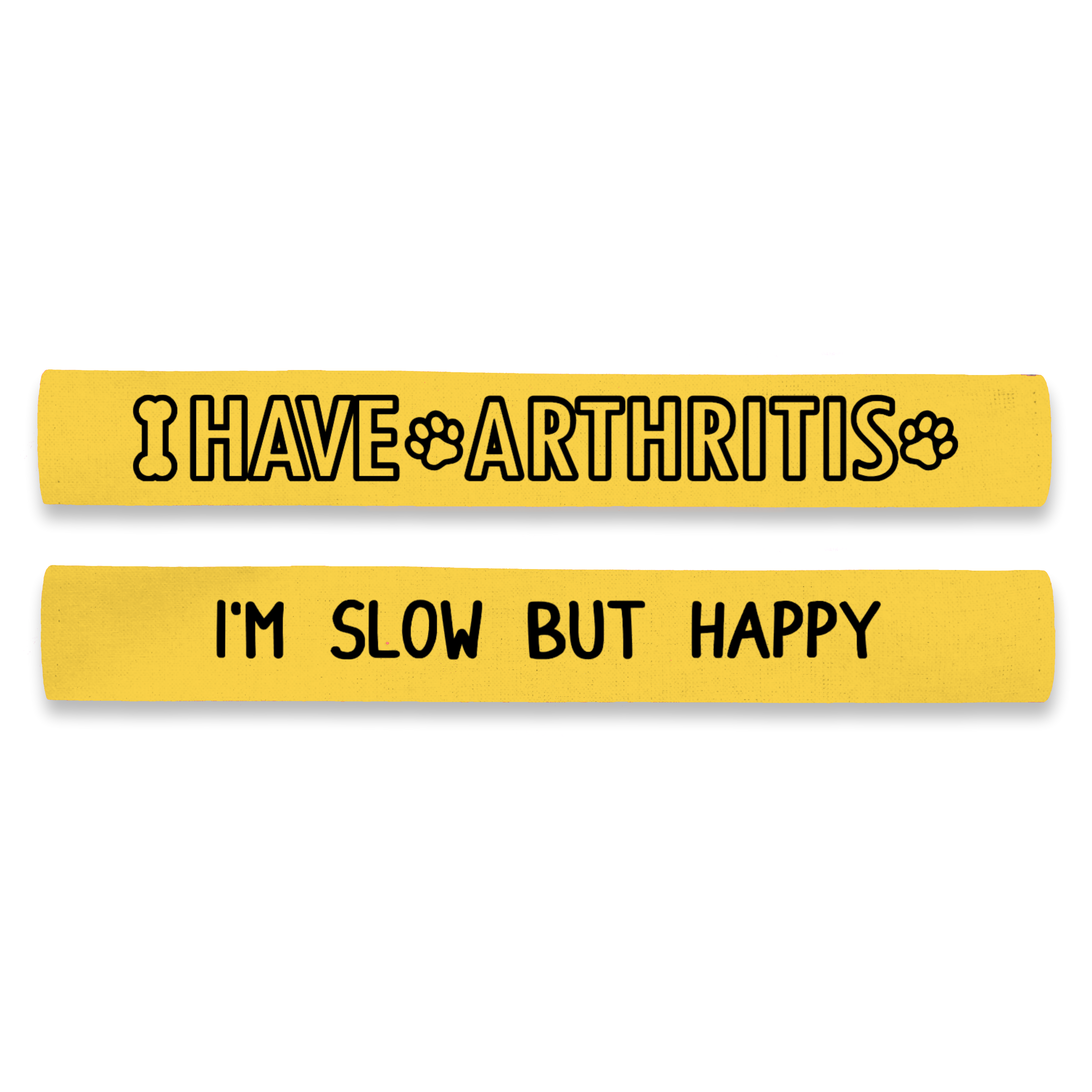 I Have Arthritis - I'm Slow But Happy Dog Lead Leash Sleeve Wrap