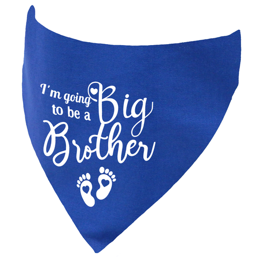 I'm Going to be a Big Brother Announcement Dog Bandana