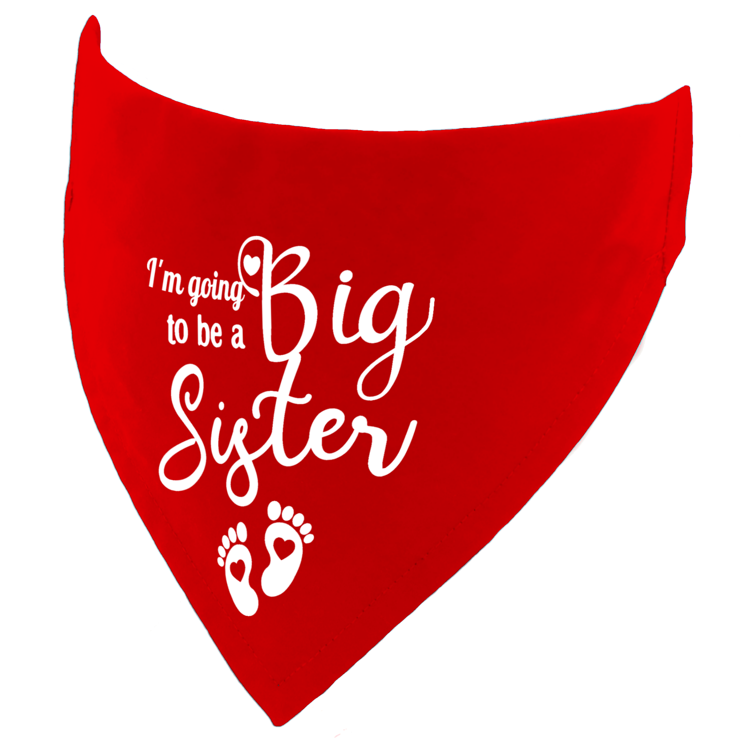 I'm Going to be a Big Sister Announcement Dog Bandana
