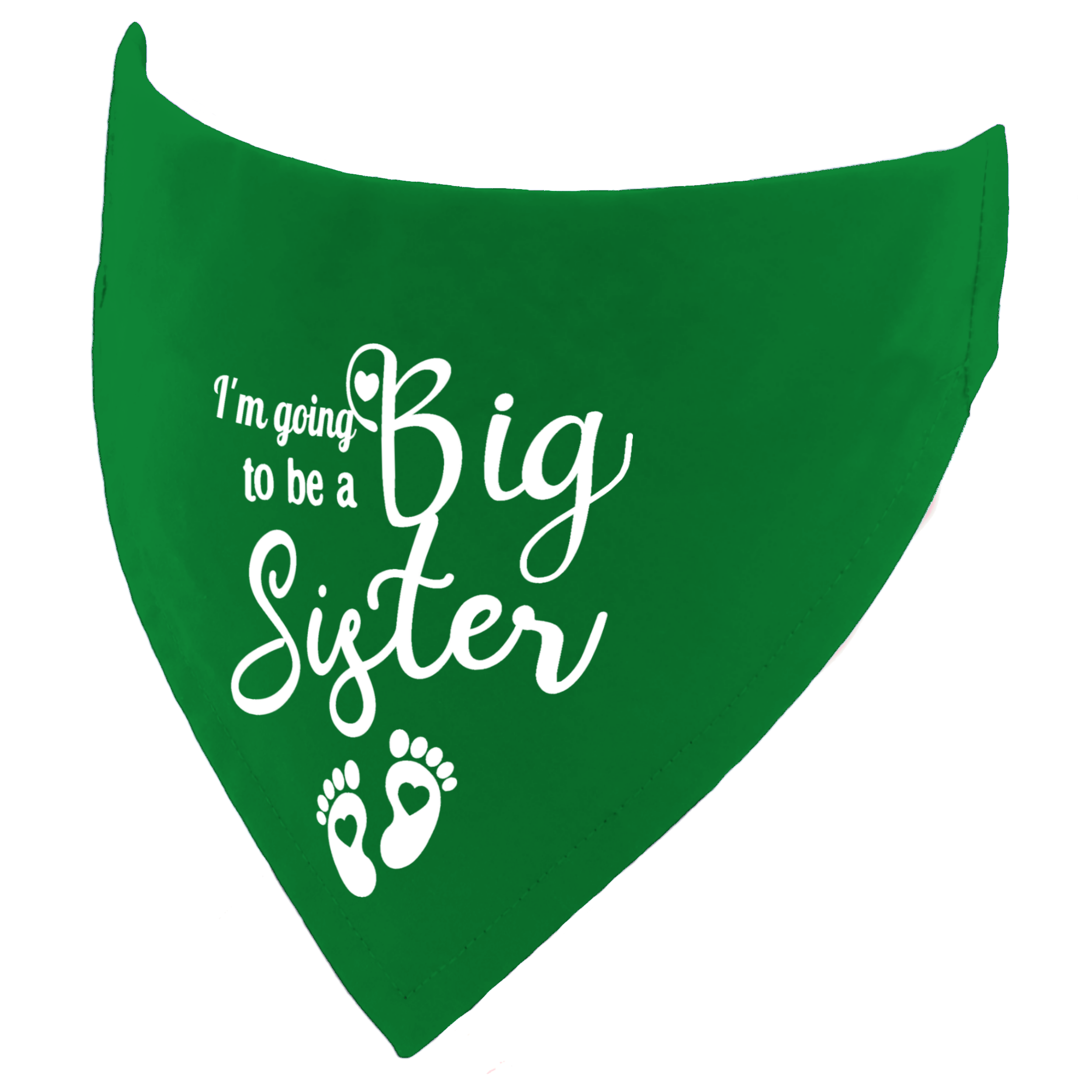 I'm Going to be a Big Sister Announcement Dog Bandana