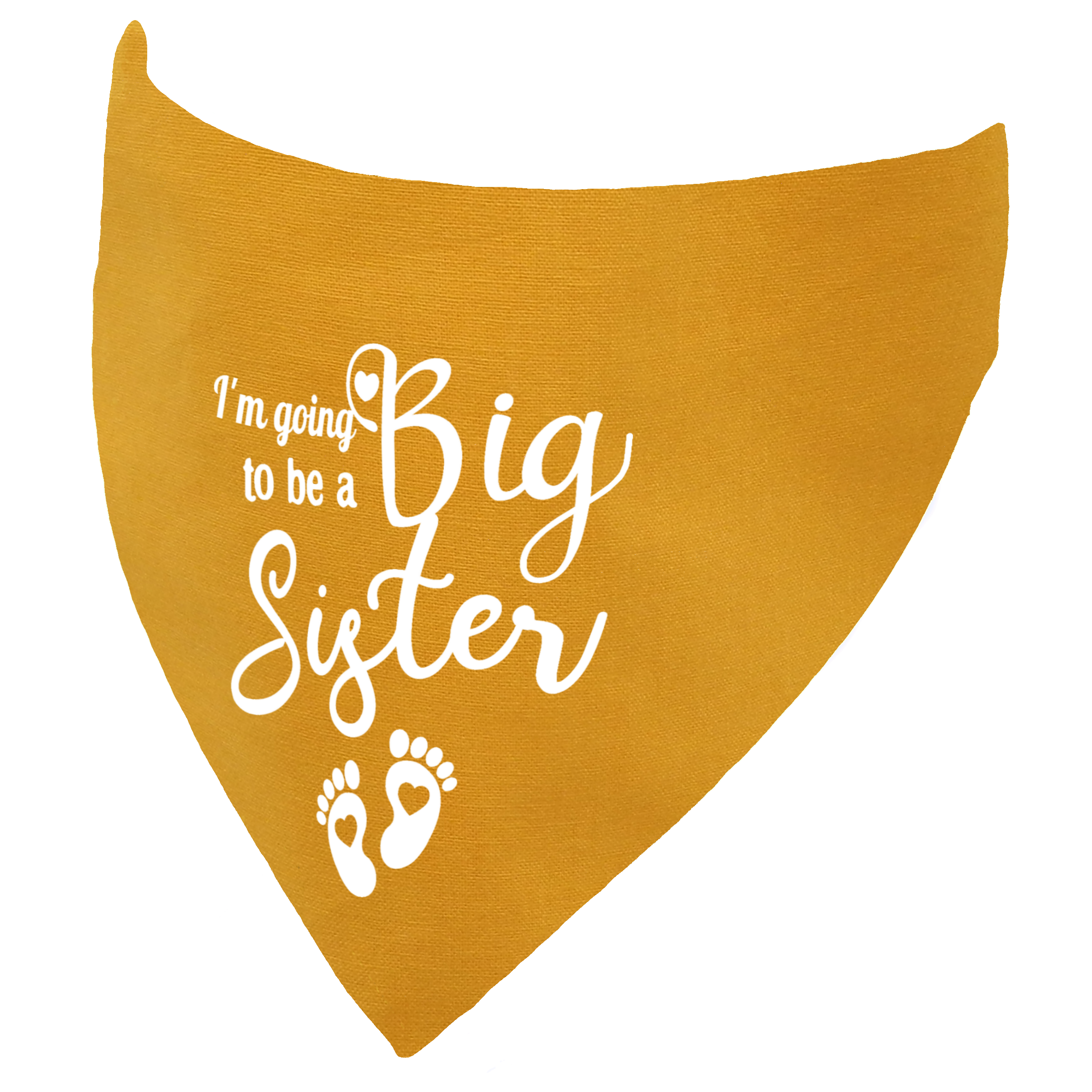 I'm Going to be a Big Sister Announcement Dog Bandana