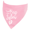 I'm Going to be a Big Sister Announcement Dog Bandana