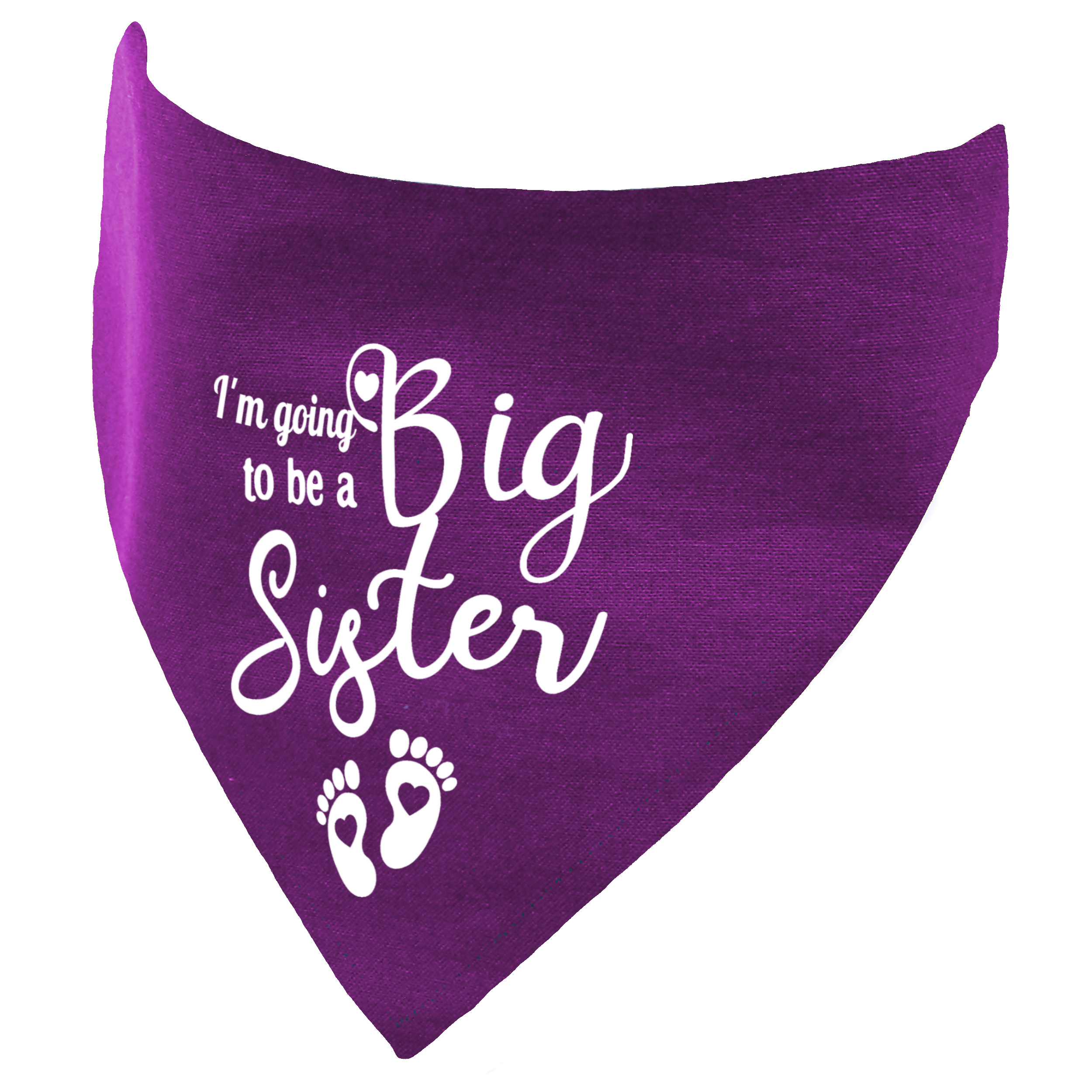 I'm Going to be a Big Sister Announcement Dog Bandana