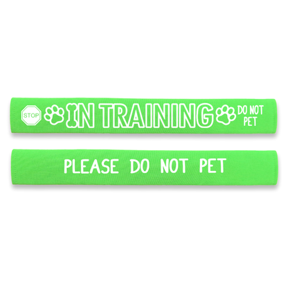 In Training - Please Do Not Pet Dog Lead Sleeve