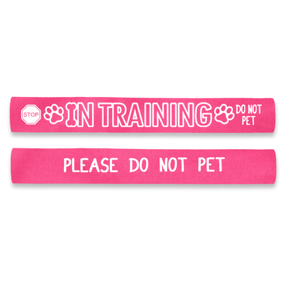 In Training - Please Do Not Pet Dog Lead Sleeve