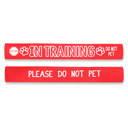 In Training - Please Do Not Pet Dog Lead Sleeve