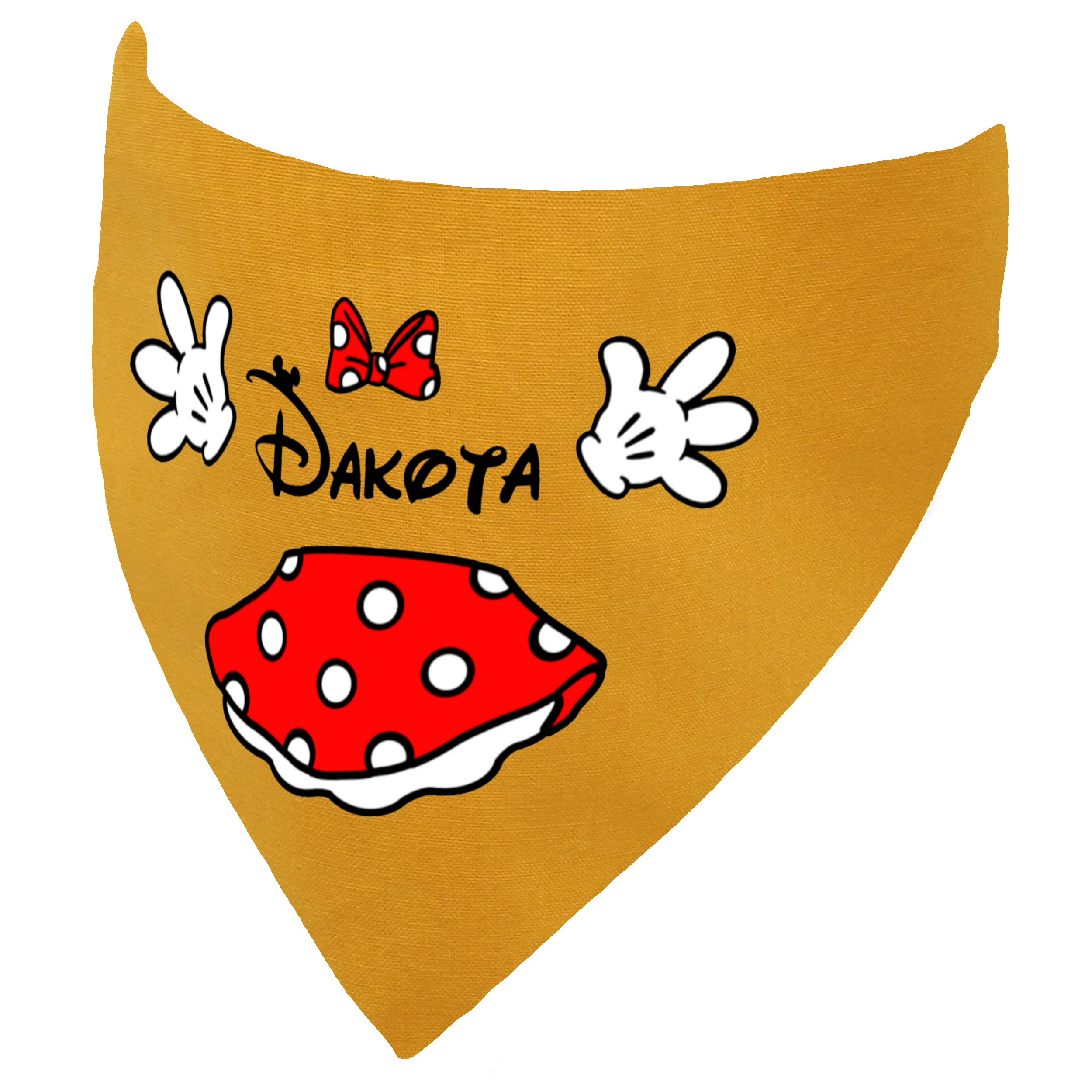 Minnie Inspired Personalised Bandana