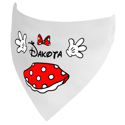 Minnie Inspired Personalised Bandana