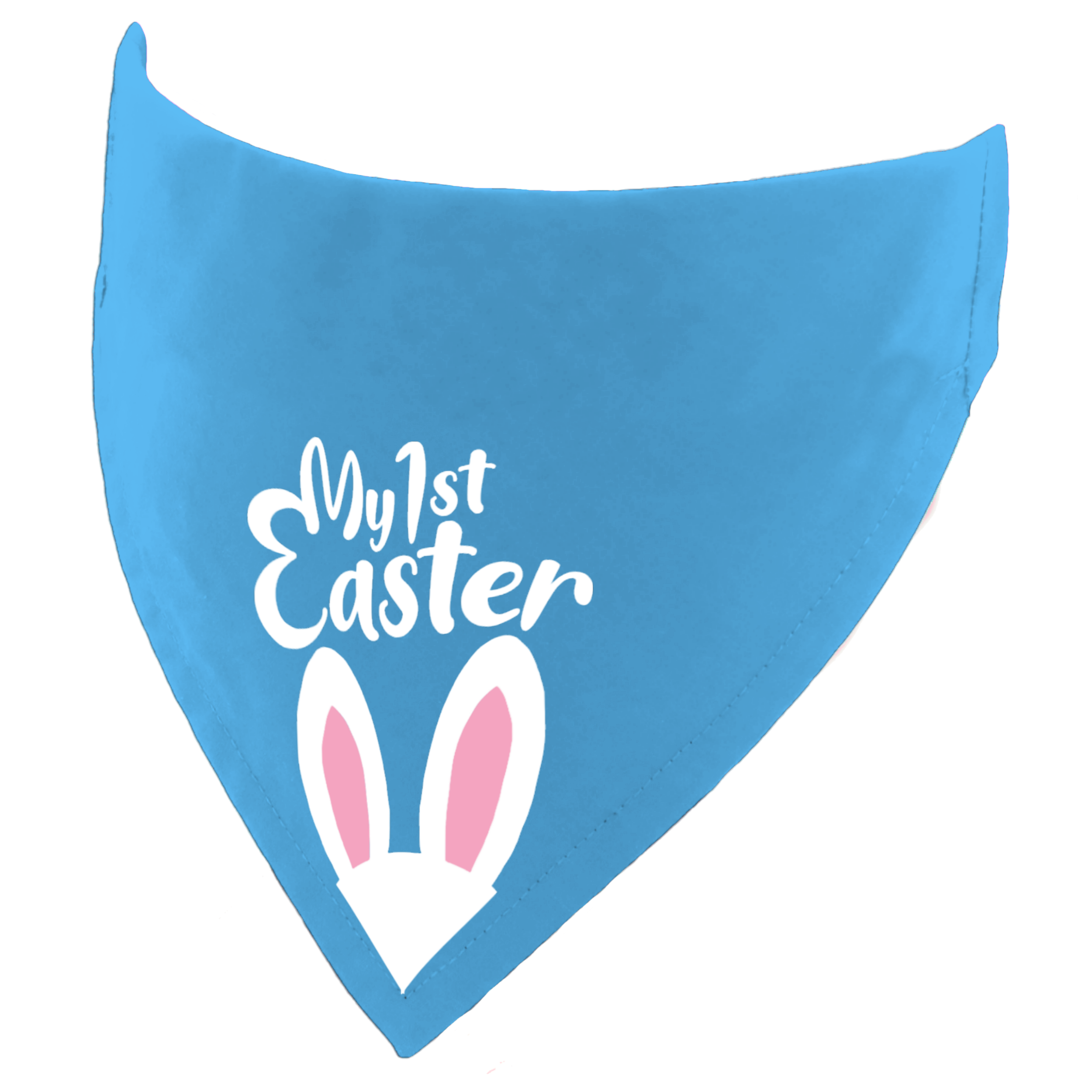 My 1st Easter Bunny Ears Dog Bandana