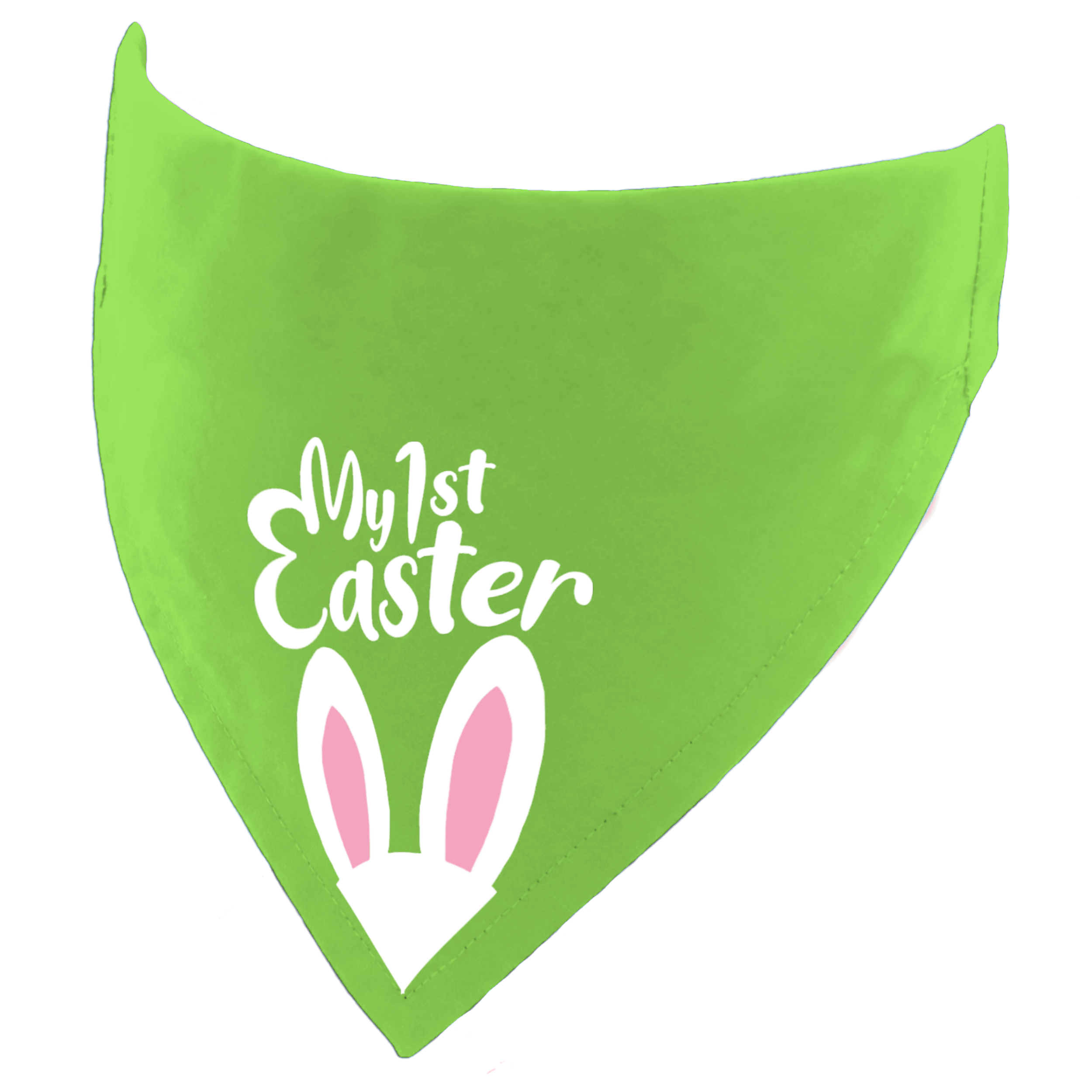 My 1st Easter Bunny Ears Dog Bandana