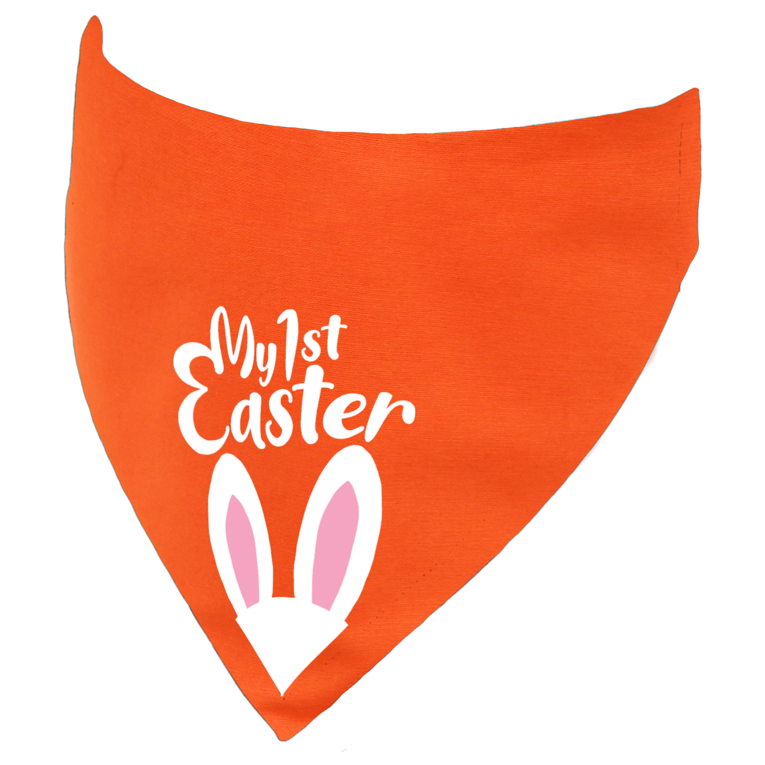 My 1st Easter Bunny Ears Dog Bandana