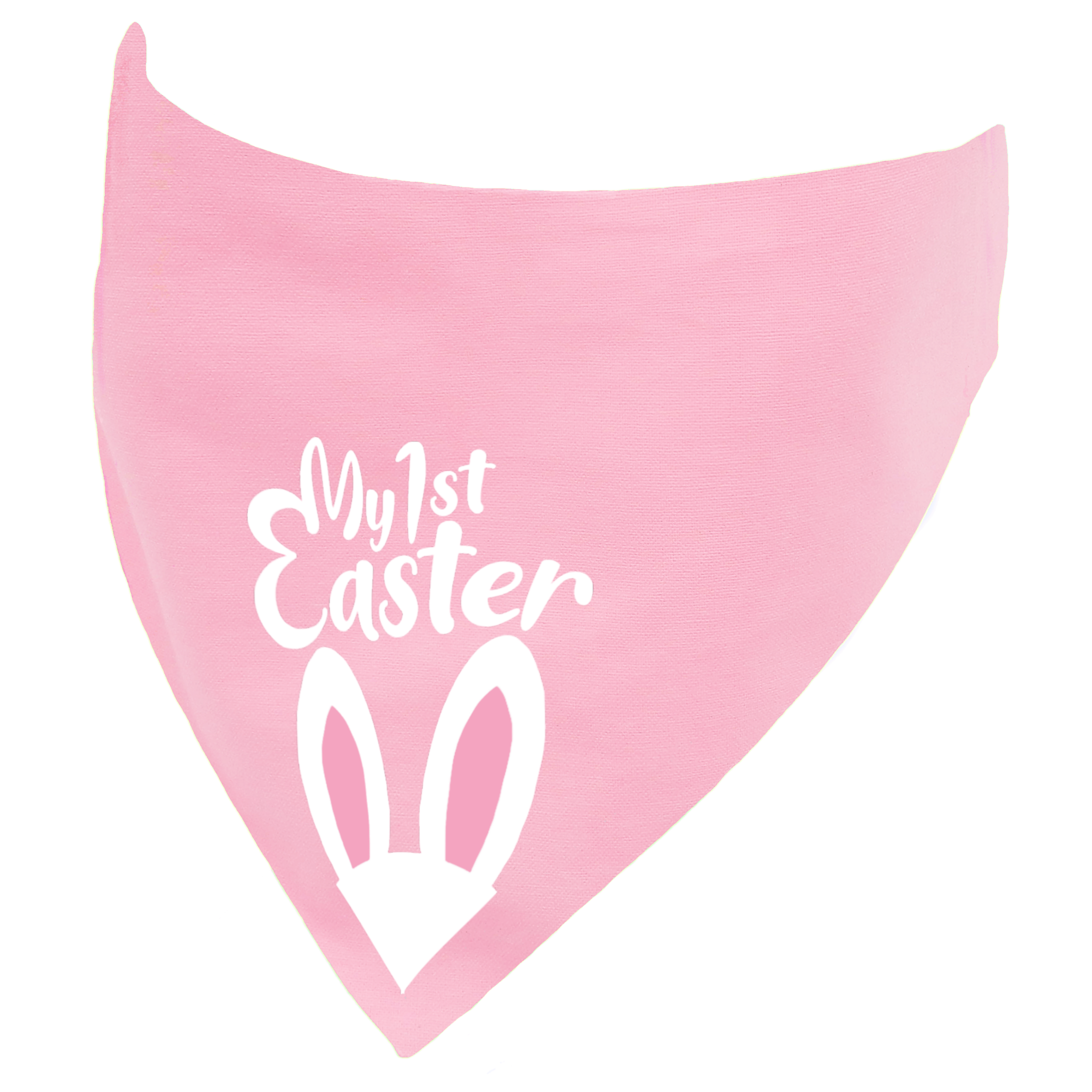 My 1st Easter Bunny Ears Dog Bandana