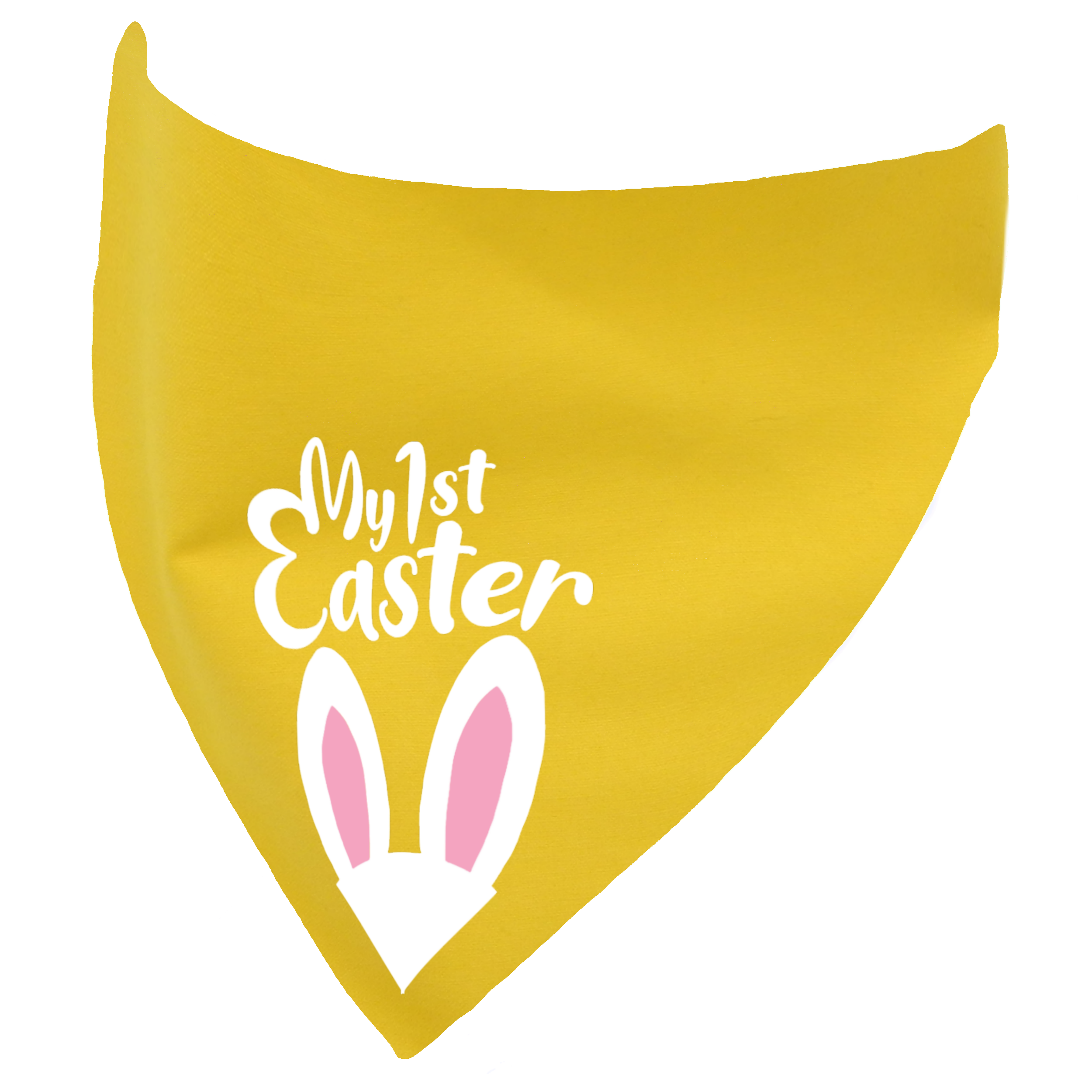 My 1st Easter Bunny Ears Dog Bandana