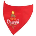 My First Christmas Dog Bandana