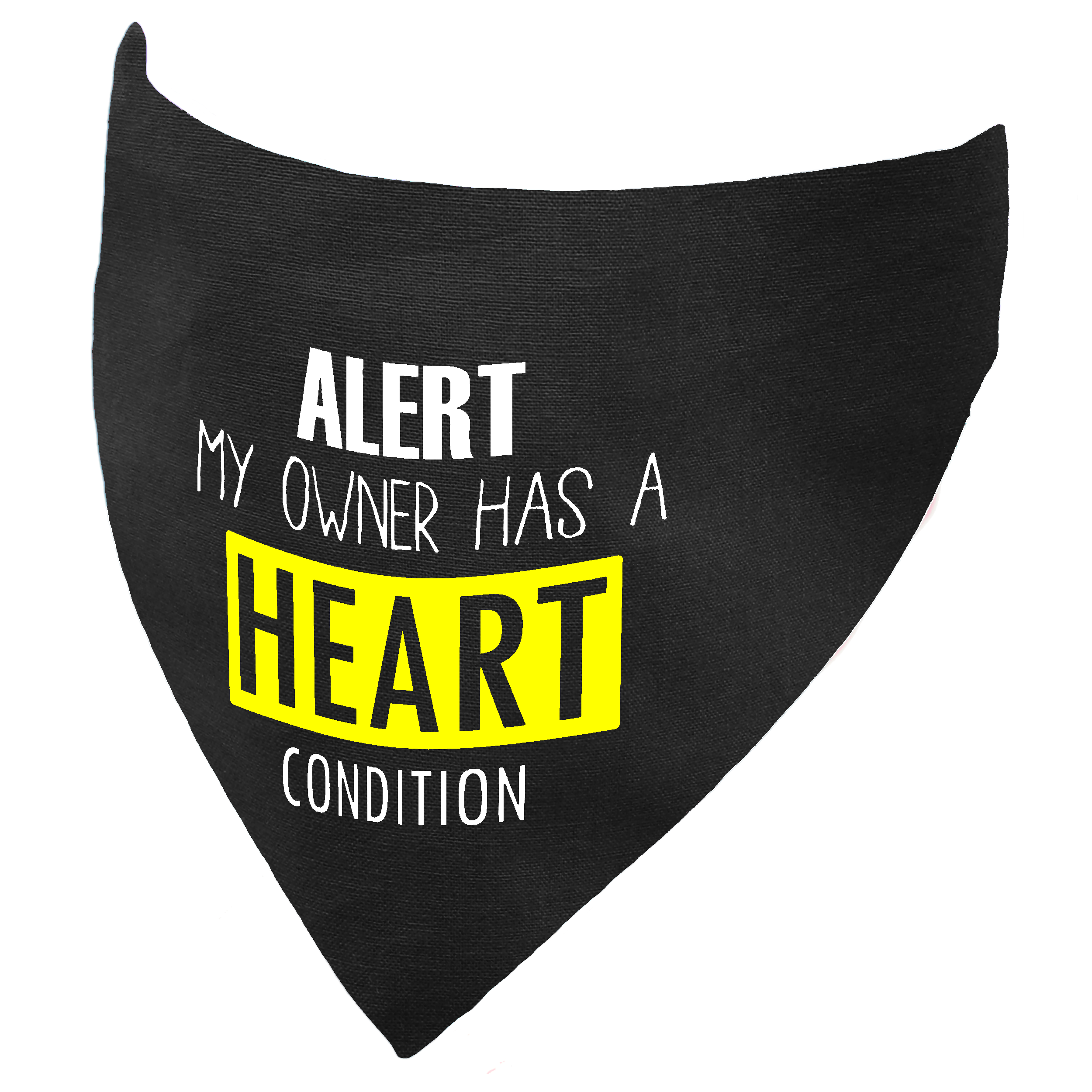 My Owner Has A Heart Condition Dog Bandana