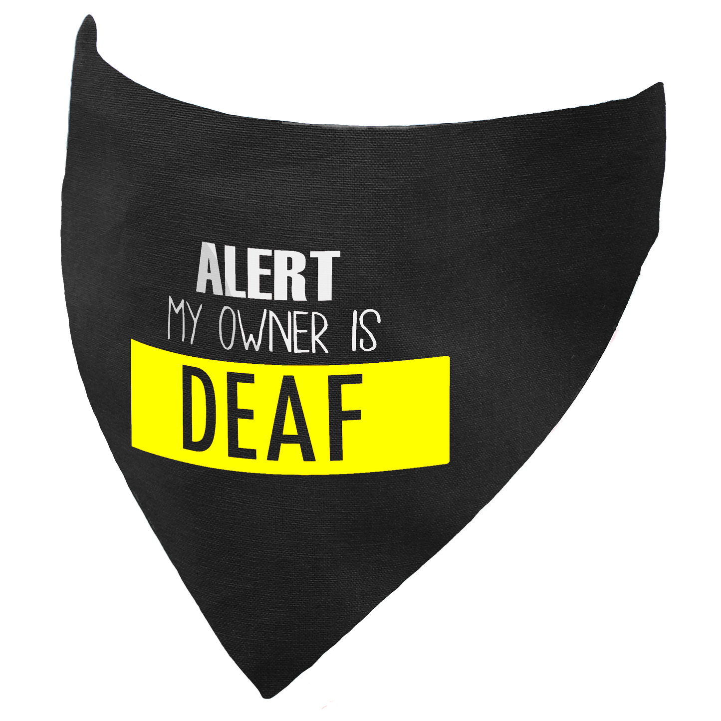 My Owner is Deaf Dog Bandana