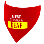 My Owner is Deaf Dog Bandana