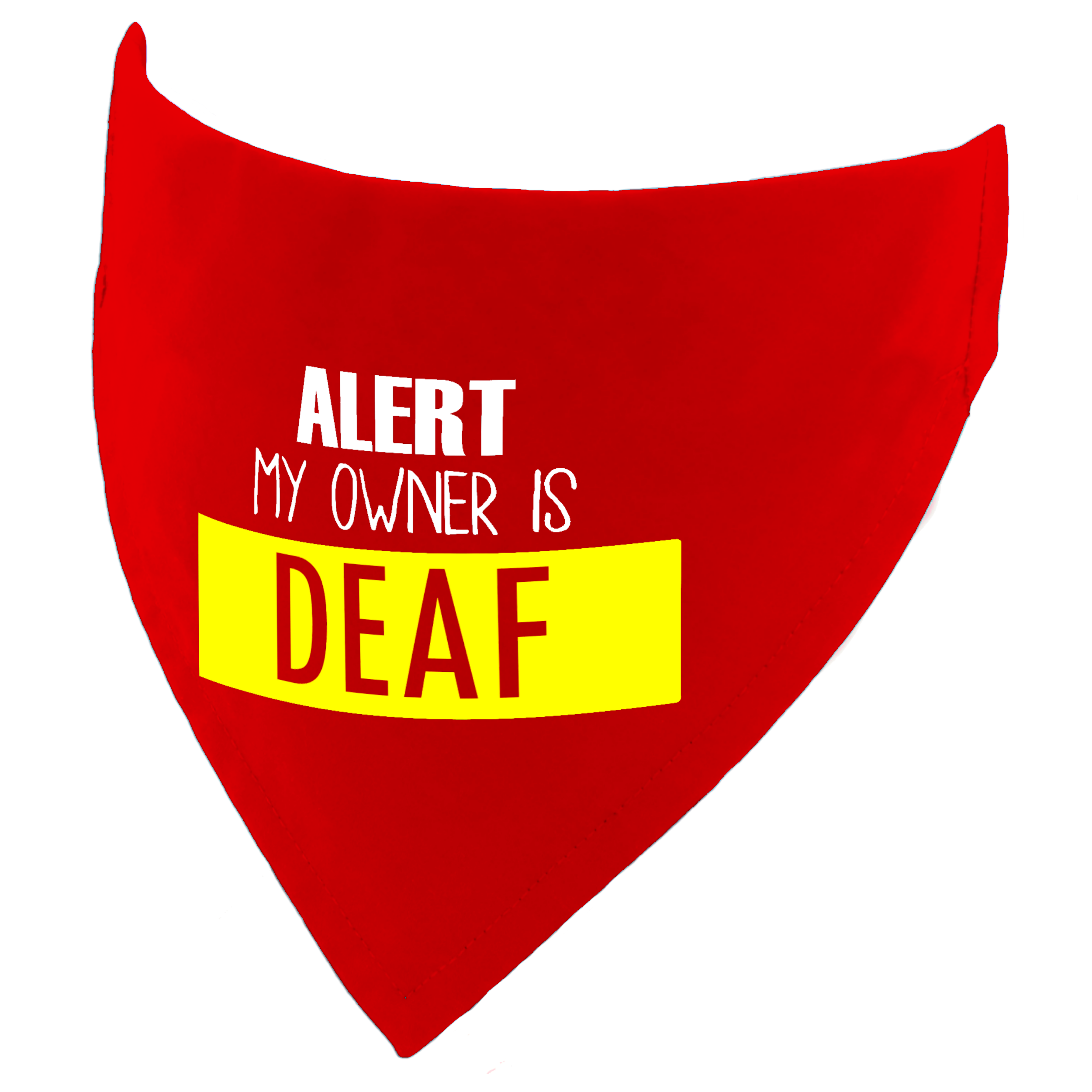 My Owner is Deaf Dog Bandana