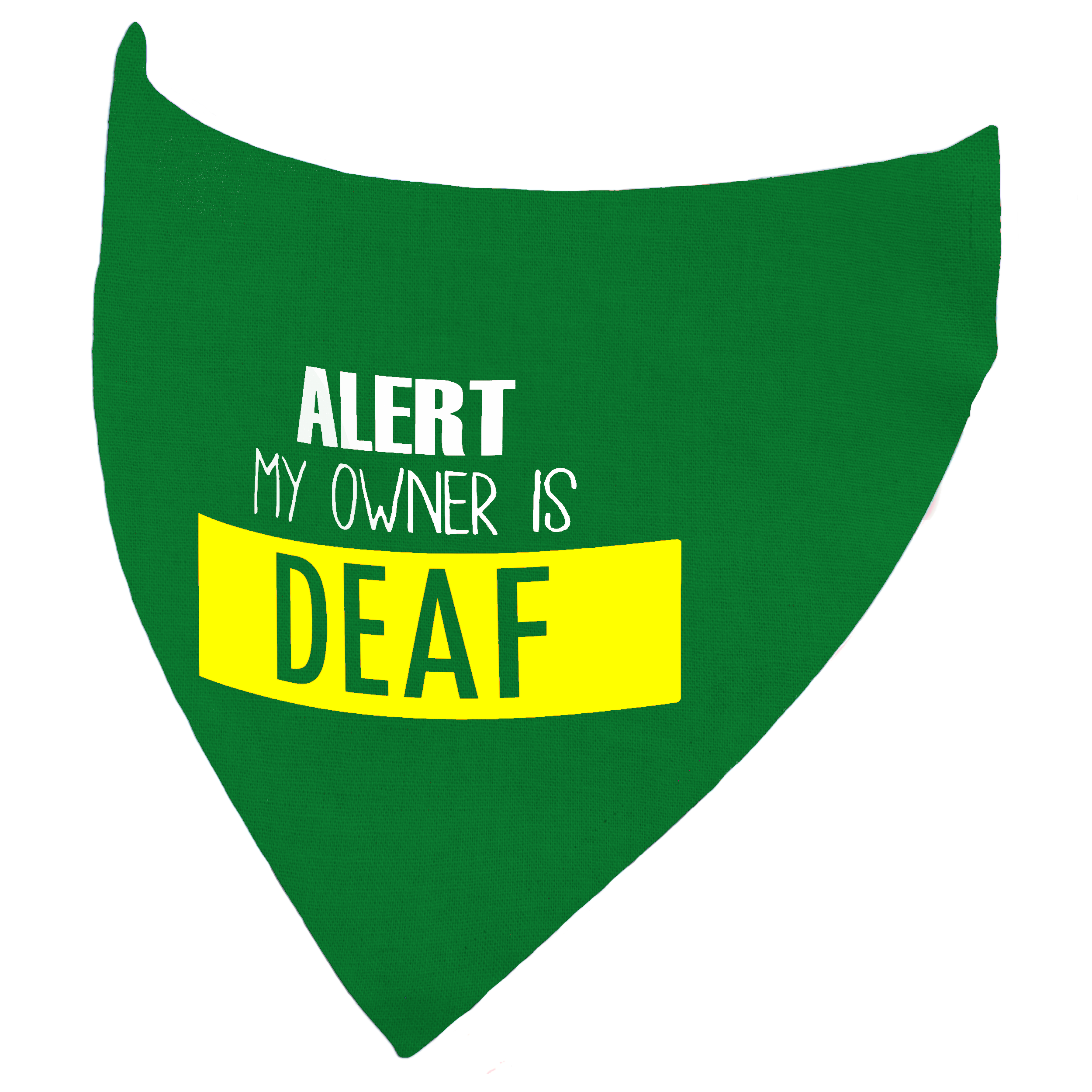 My Owner is Deaf Dog Bandana