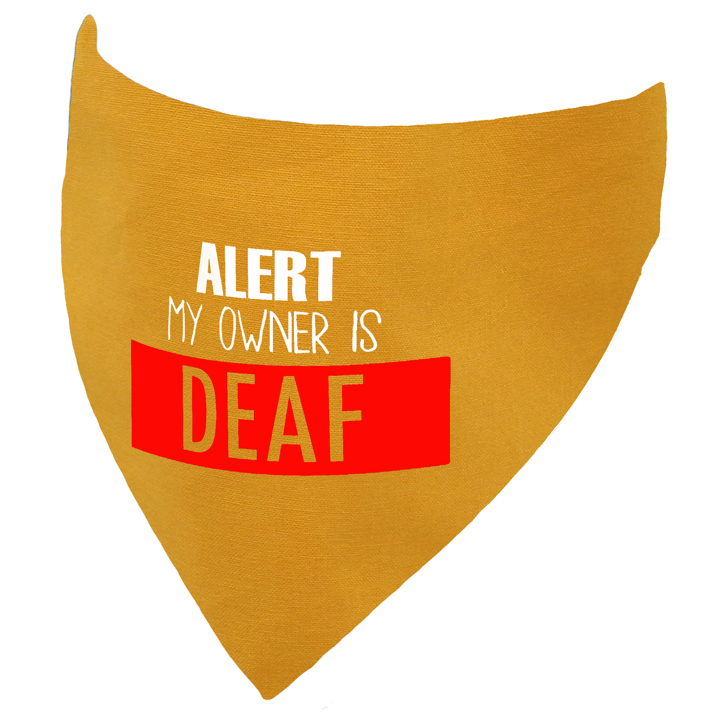 My Owner is Deaf Dog Bandana