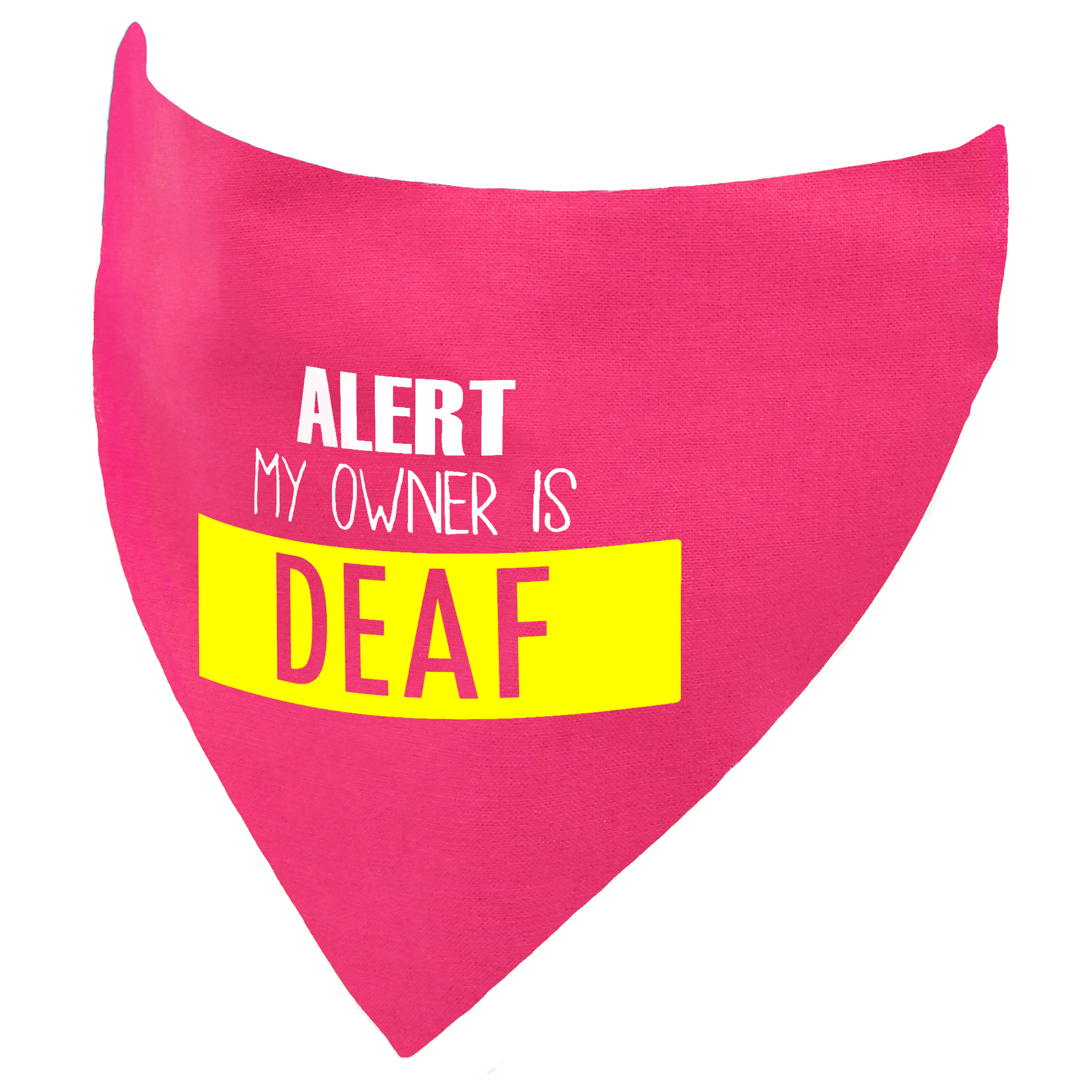 My Owner is Deaf Dog Bandana