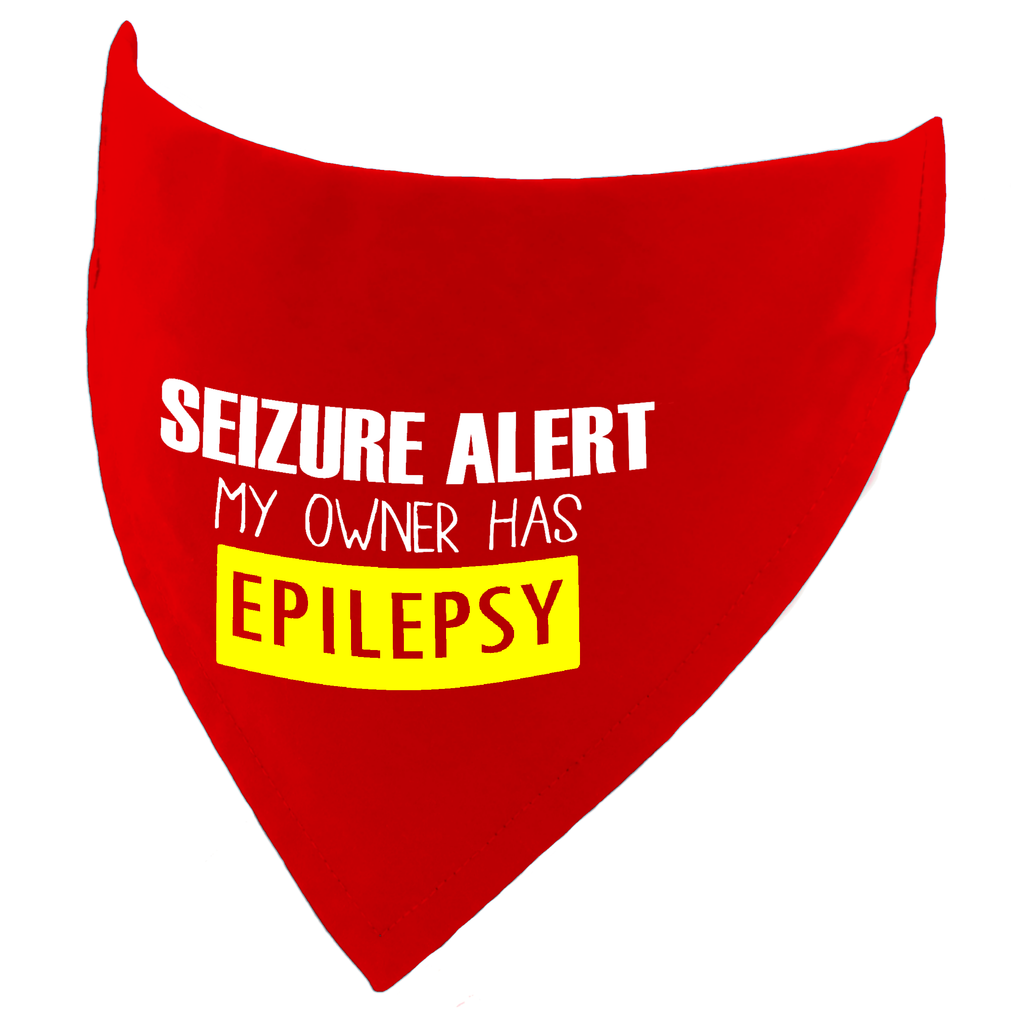 Seizure Alert My Owner Has Epilepsy Dog Bandana