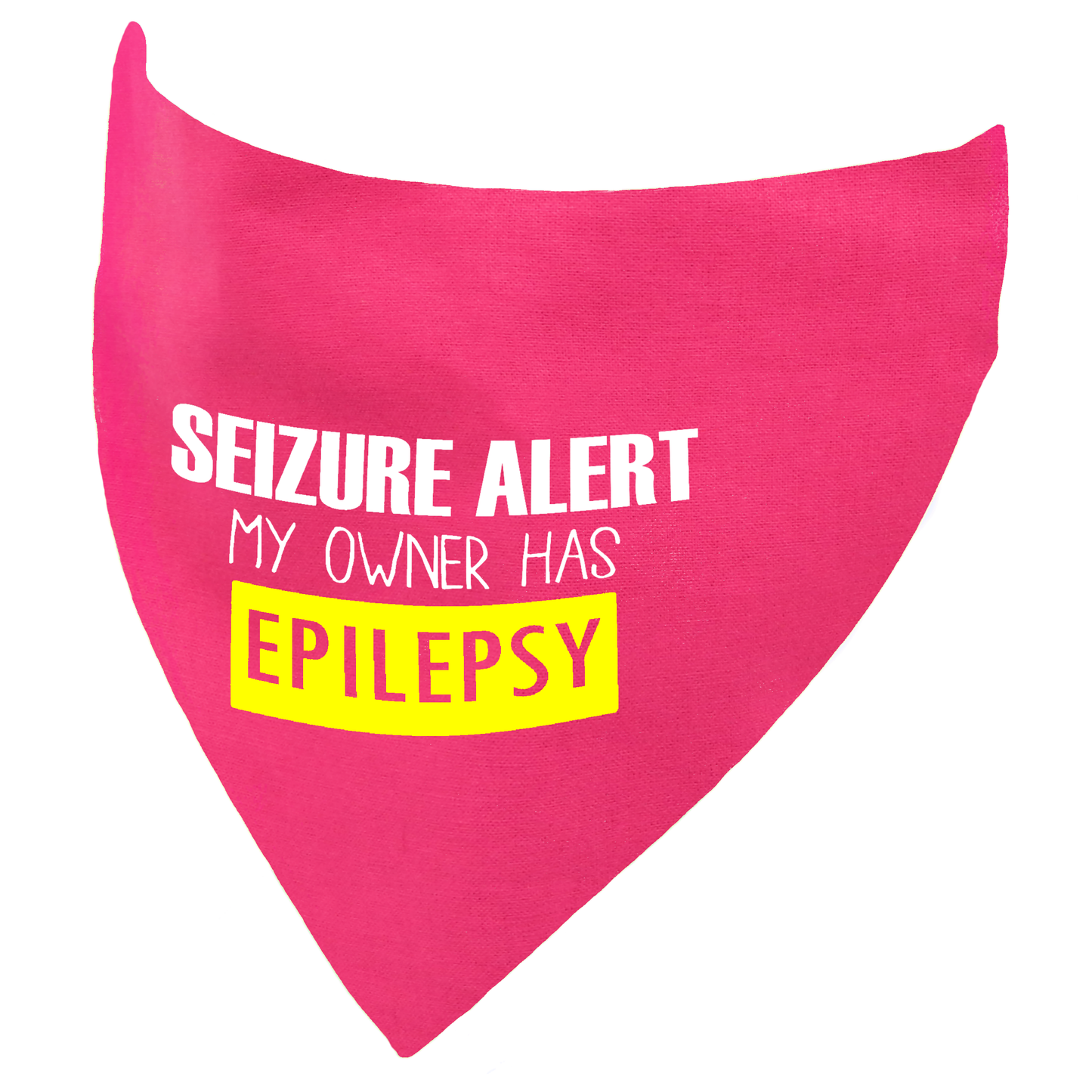 Seizure Alert My Owner Has Epilepsy Dog Bandana