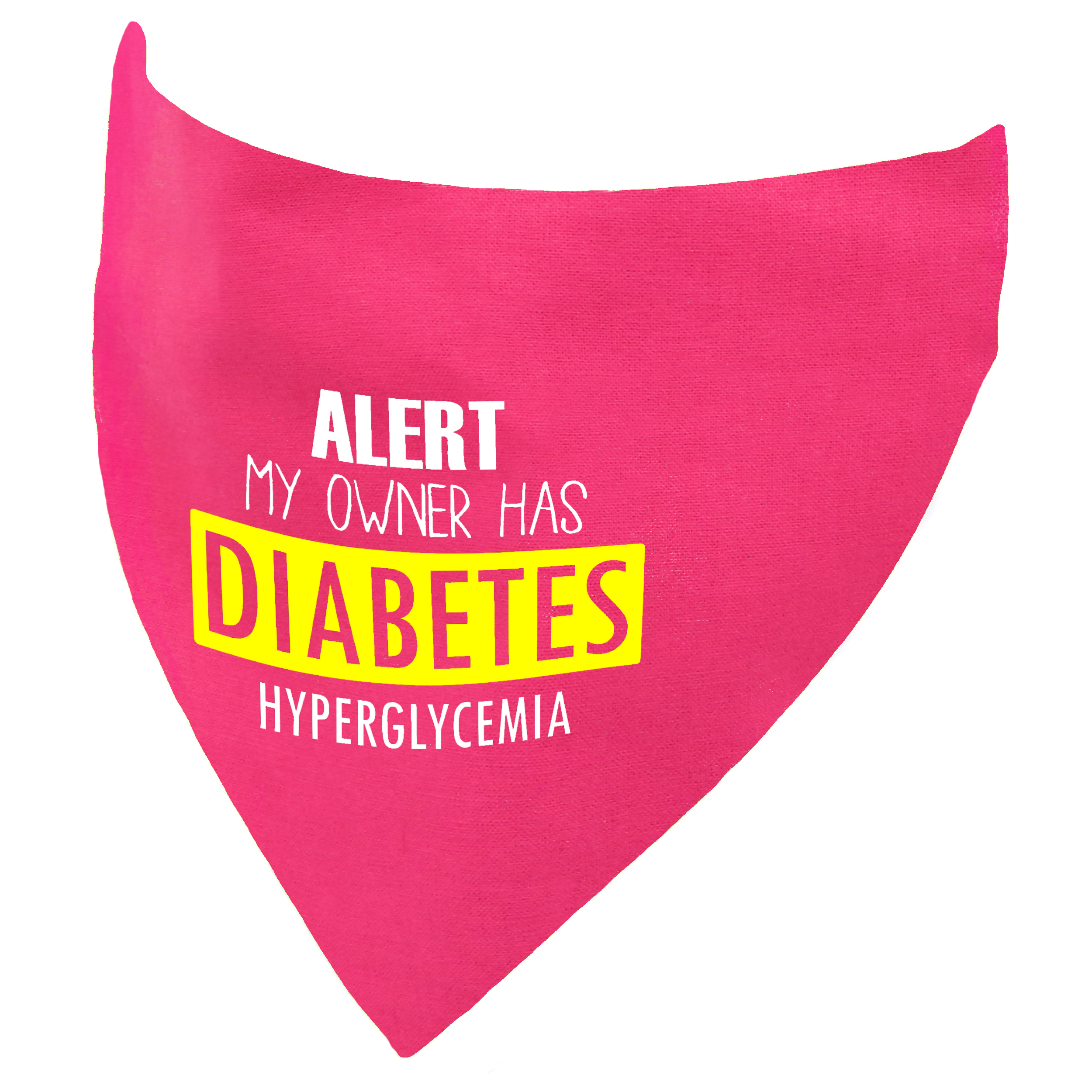 My Owner Has Diabetes Hyperglycemia Dog Bandana