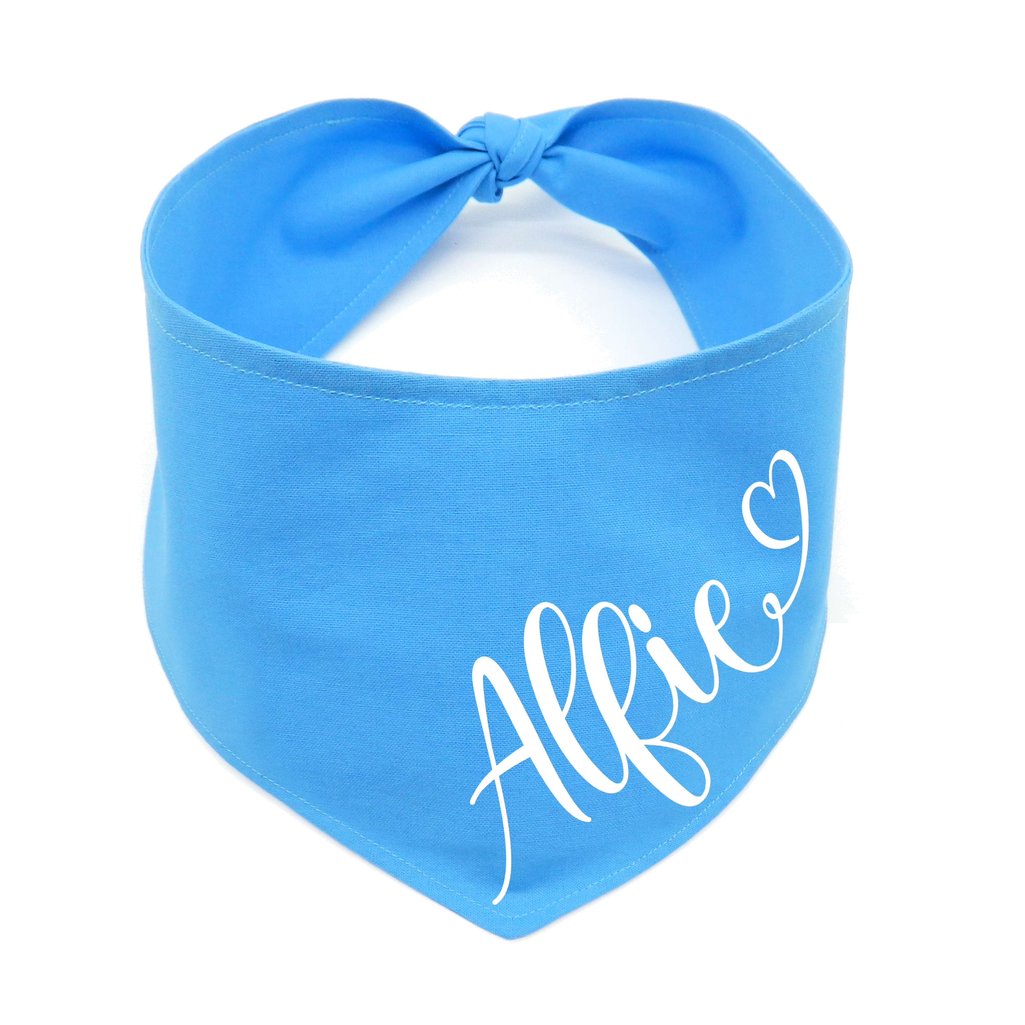 Personalised Dog Bandana with Name - Tie On