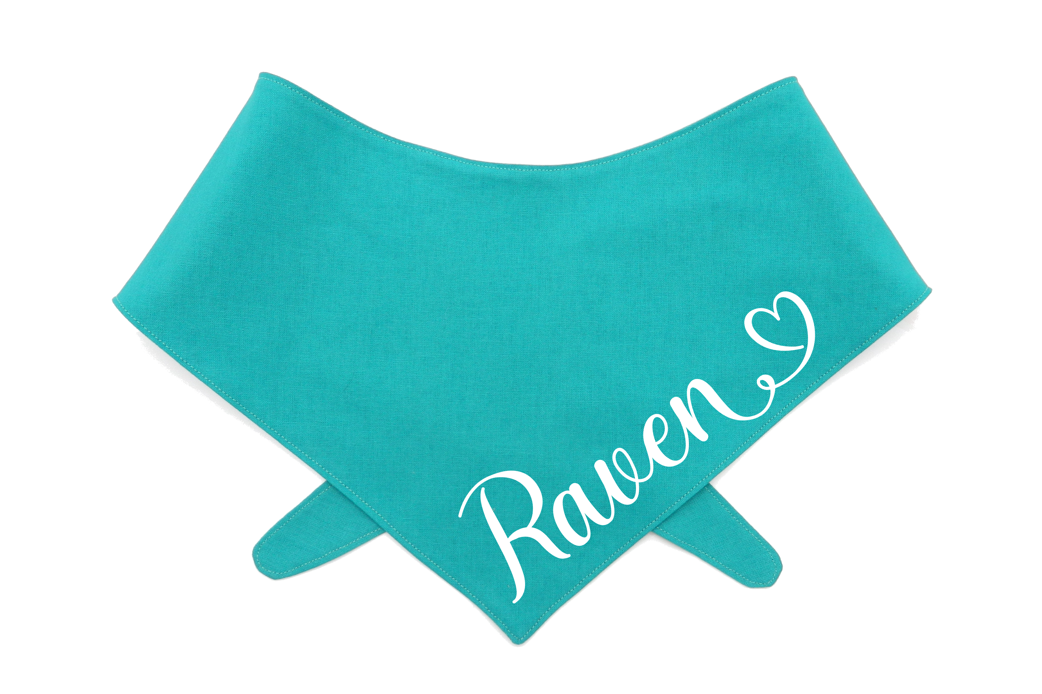 Personalised Dog Bandana with Name - Tie On