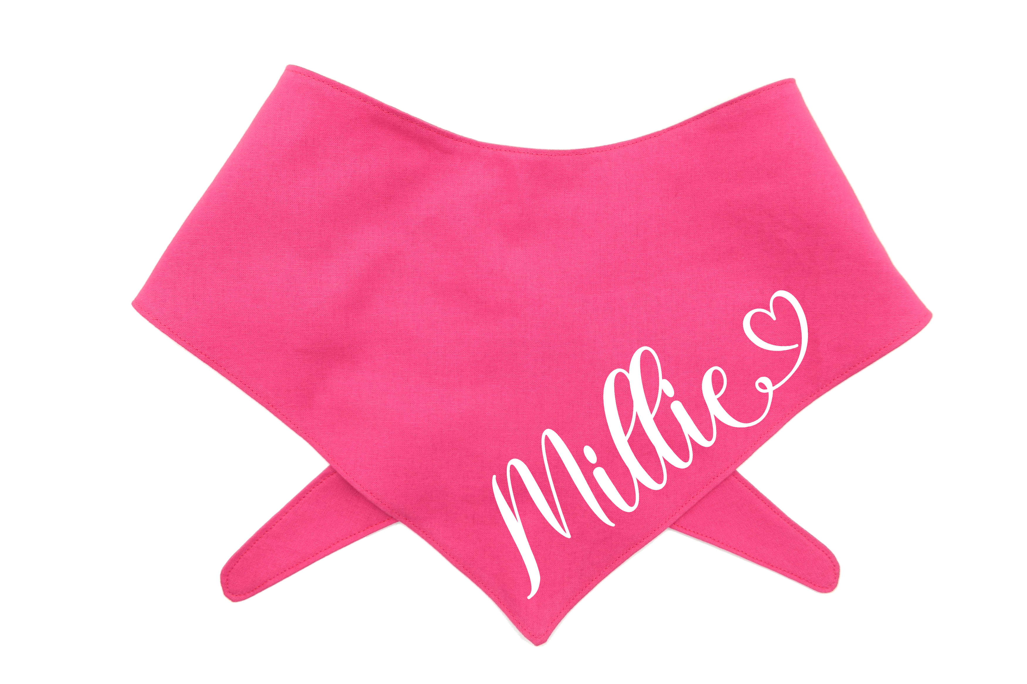 Personalised Dog Bandana with Name - Tie On