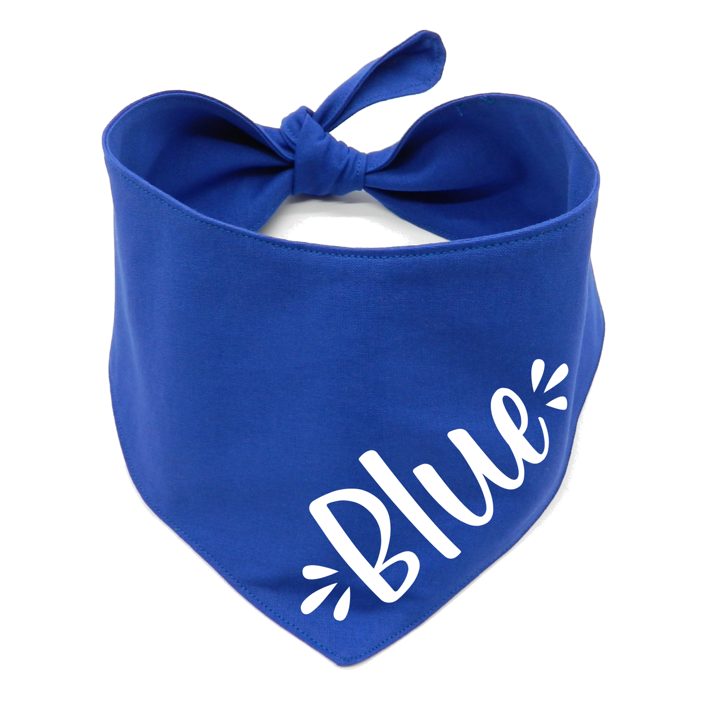 Cute Personalised Dog Bandana with Name - Tie On