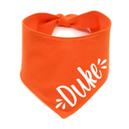 Cute Personalised Dog Bandana with Name - Tie On
